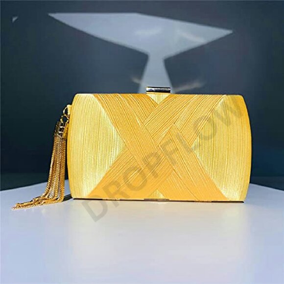 Evening Clutch Bag Elegant Chic Designer Party Wedding Purse Handbag - Picture 3 of 6